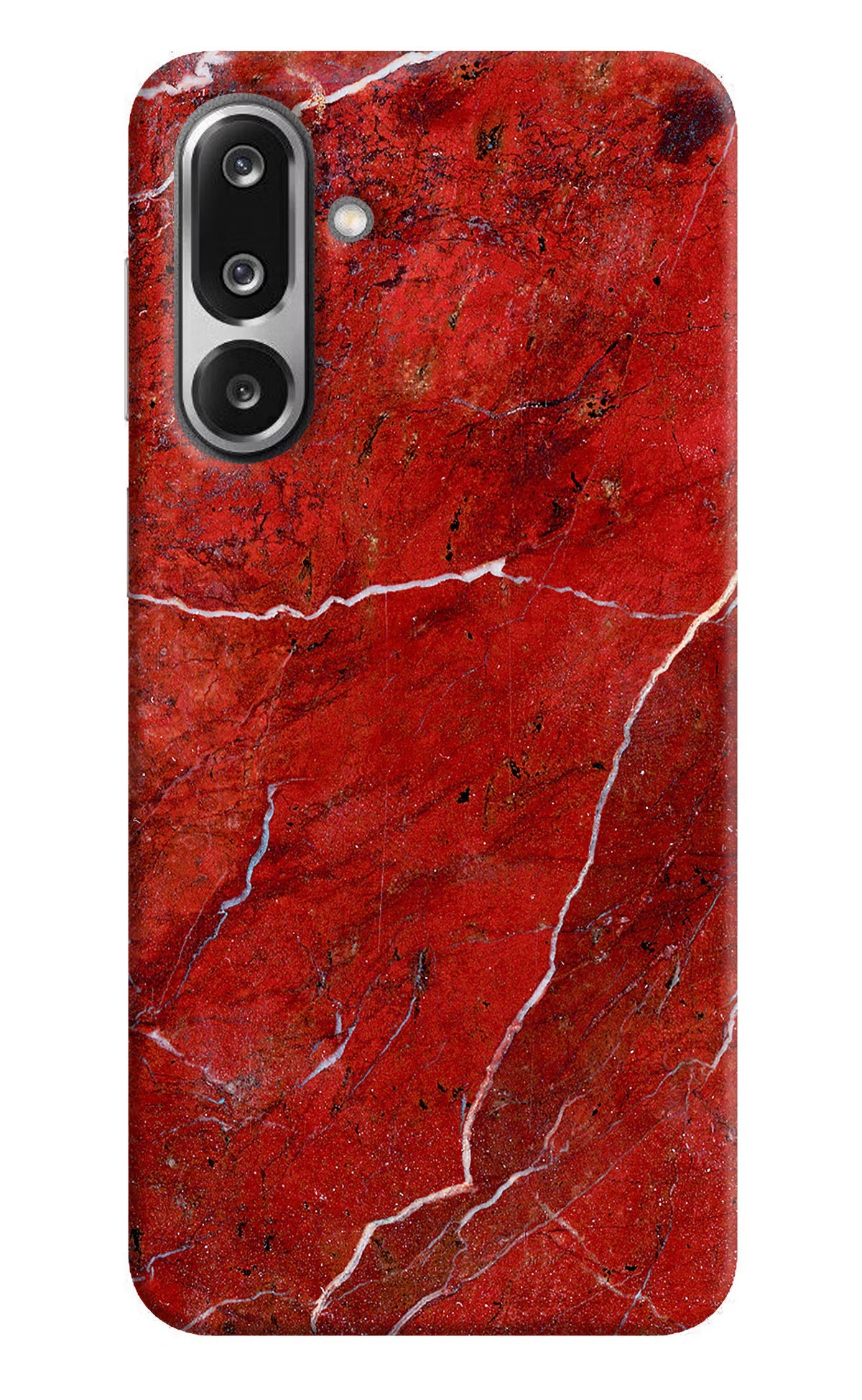 Red Marble Design Samsung F36 5G Back Cover