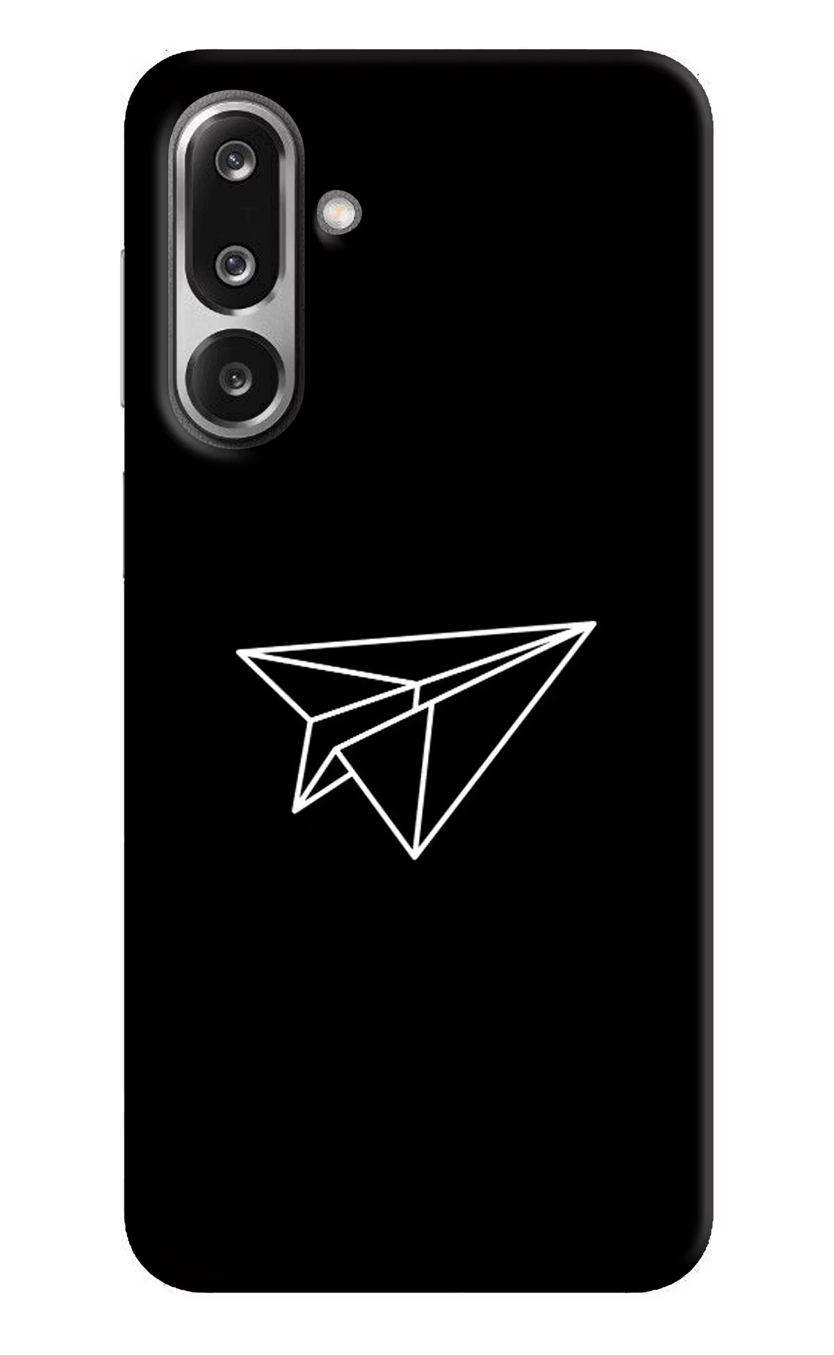 Paper Plane White Samsung F36 5G Back Cover