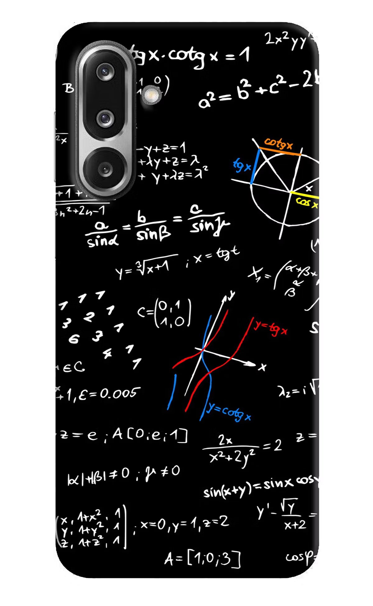 Mathematics Formula Samsung F36 5G Back Cover