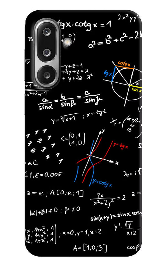 Mathematics Formula Samsung F36 5G Back Cover