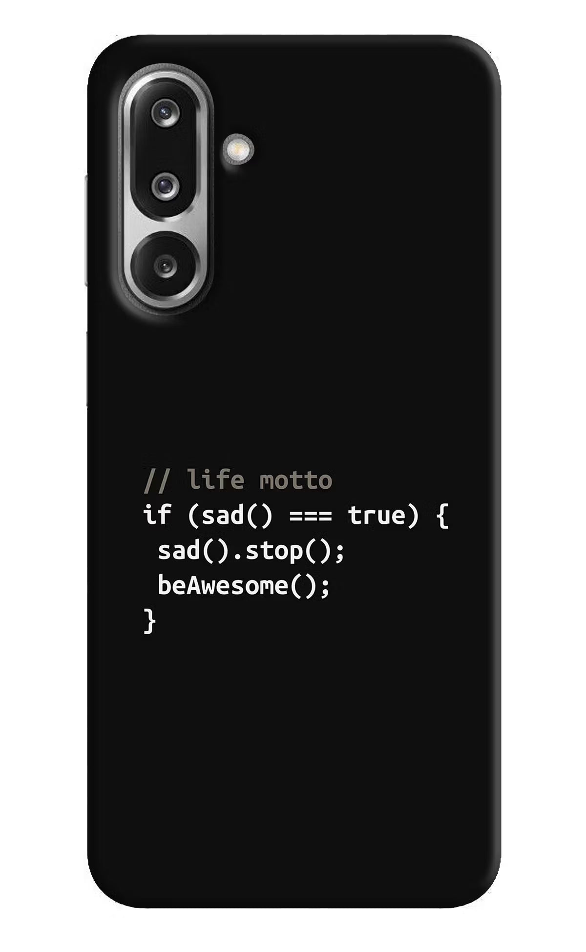 Life Motto Code Samsung F36 5G Back Cover