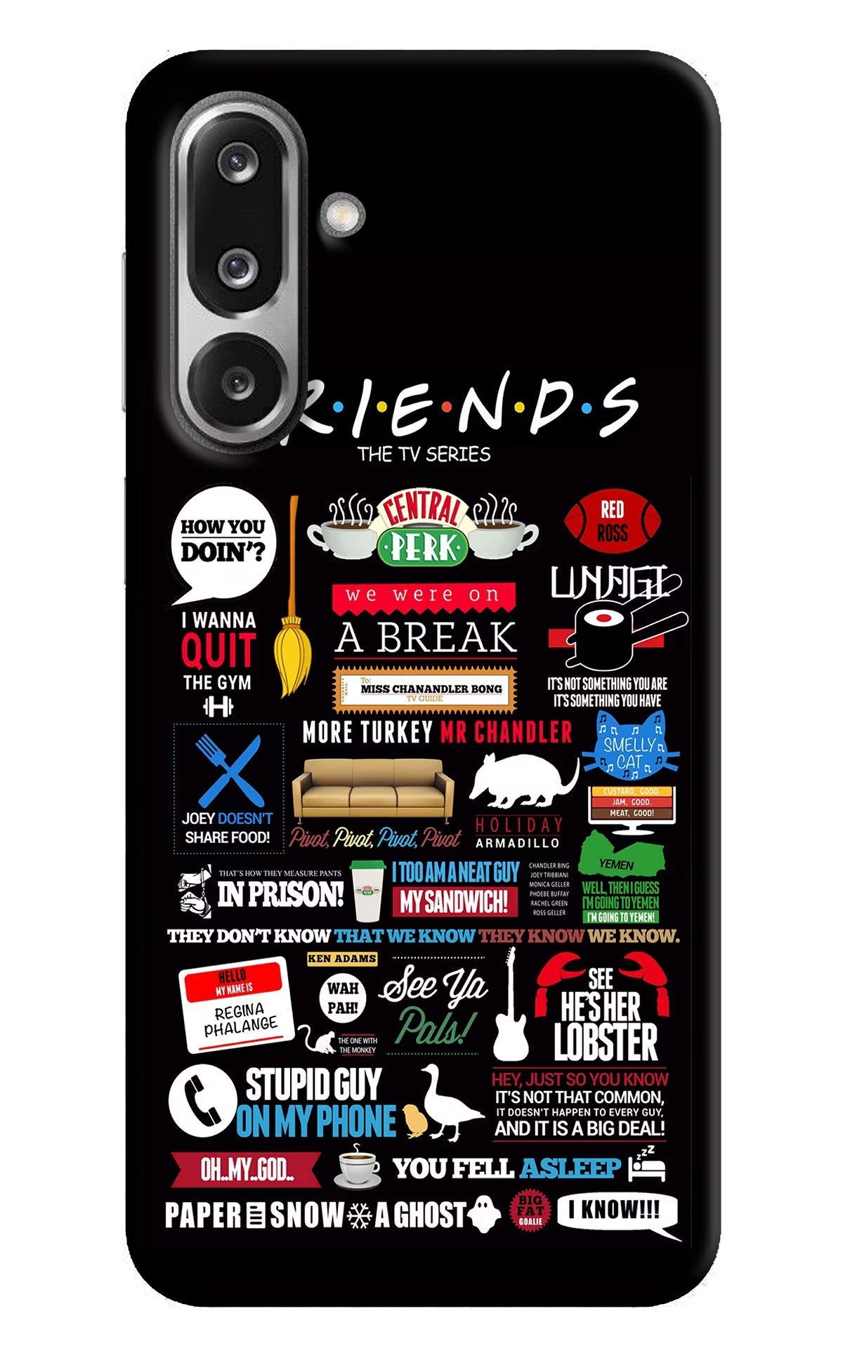 FRIENDS Samsung F36 5G Back Cover
