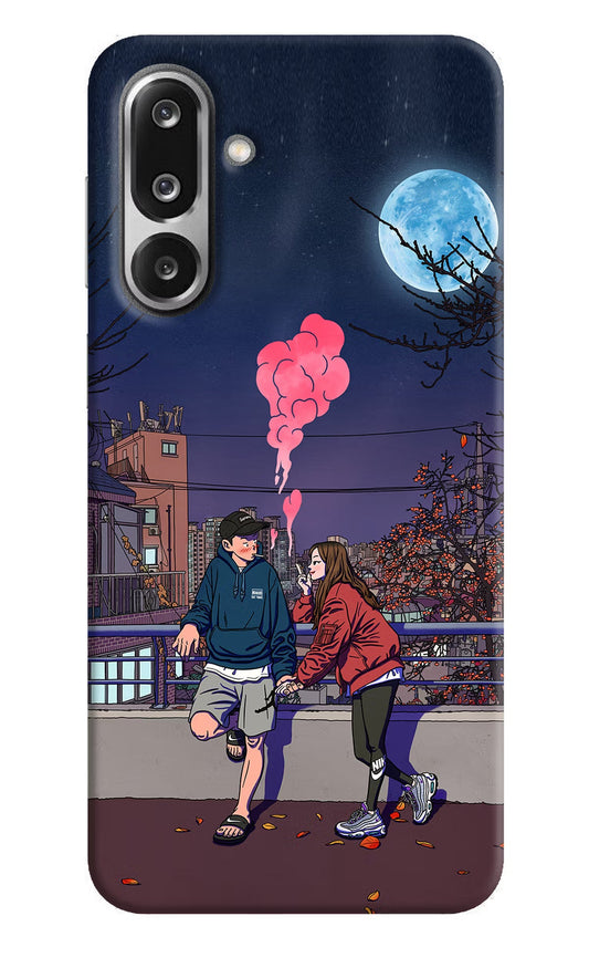 Chilling Couple Samsung F36 5G Back Cover