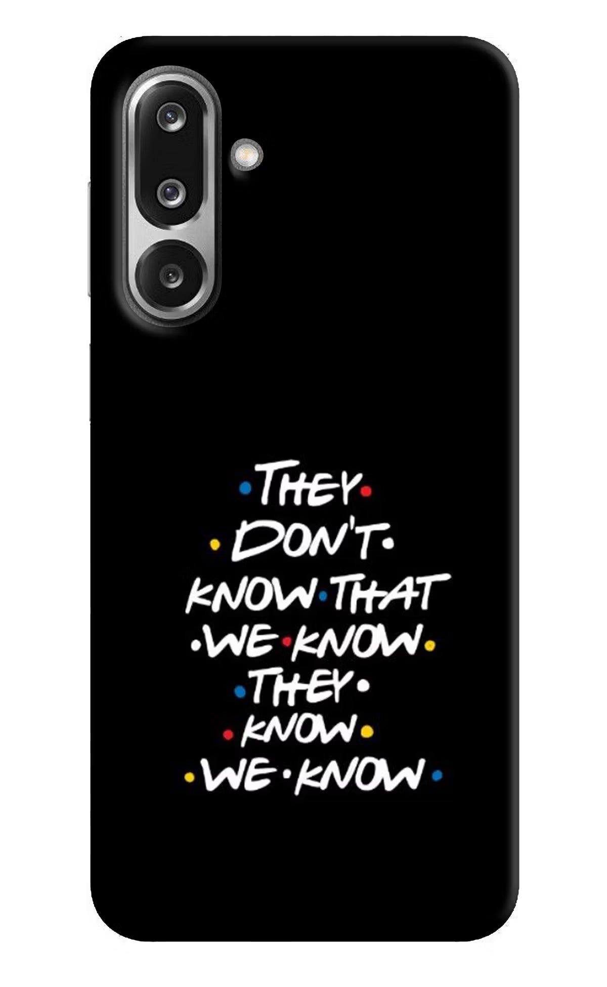 FRIENDS Dialogue Samsung F36 5G Back Cover