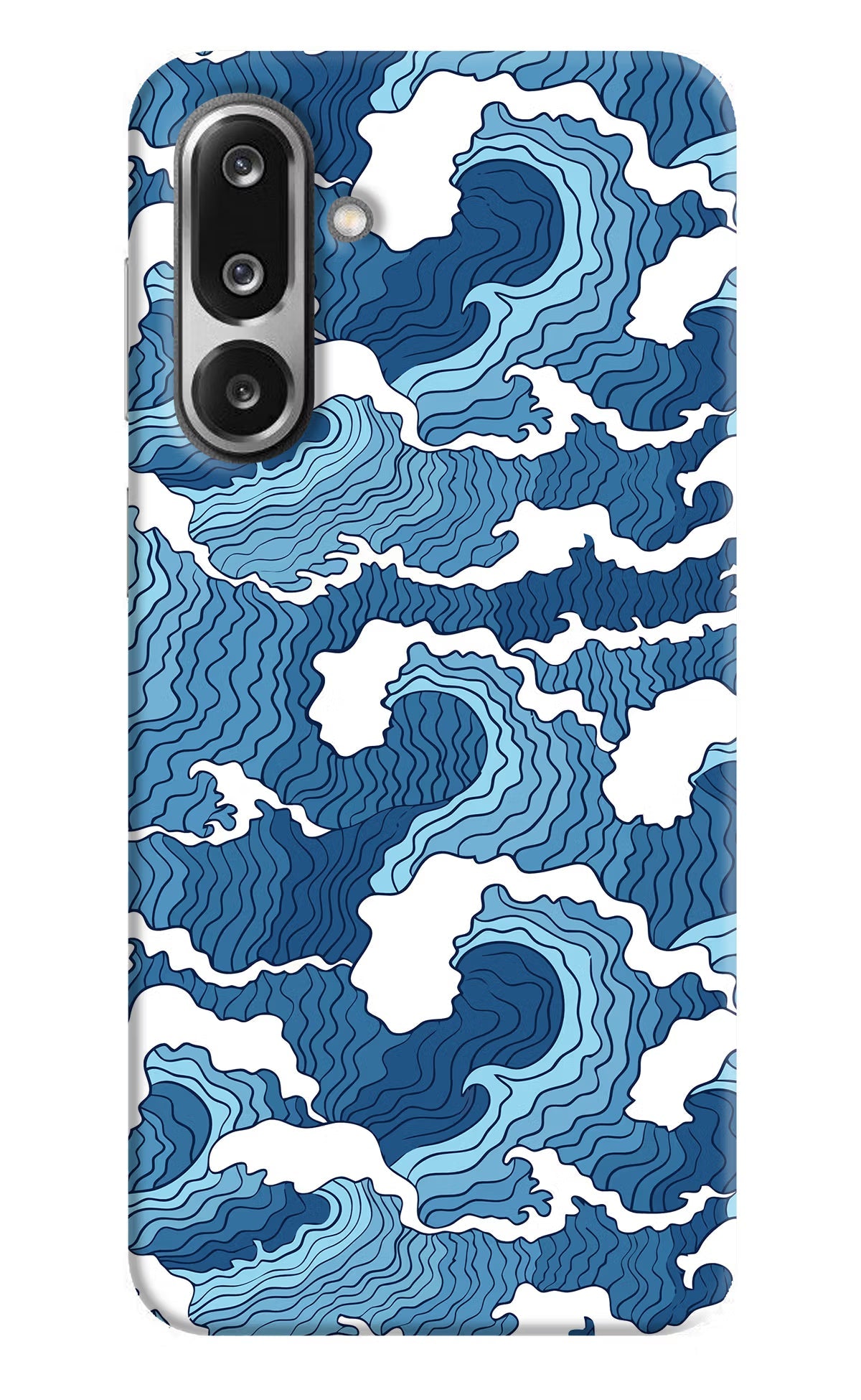 Blue Waves Samsung F36 5G Back Cover