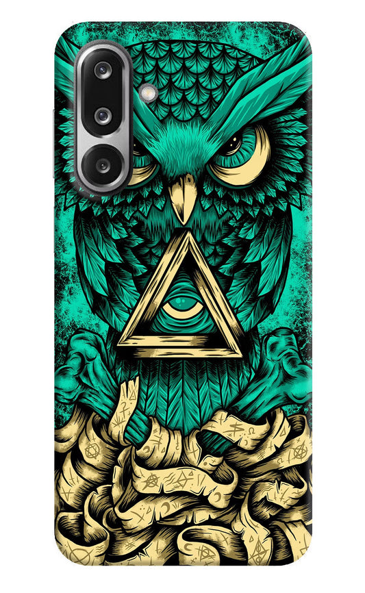 Green Owl Samsung F36 5G Back Cover