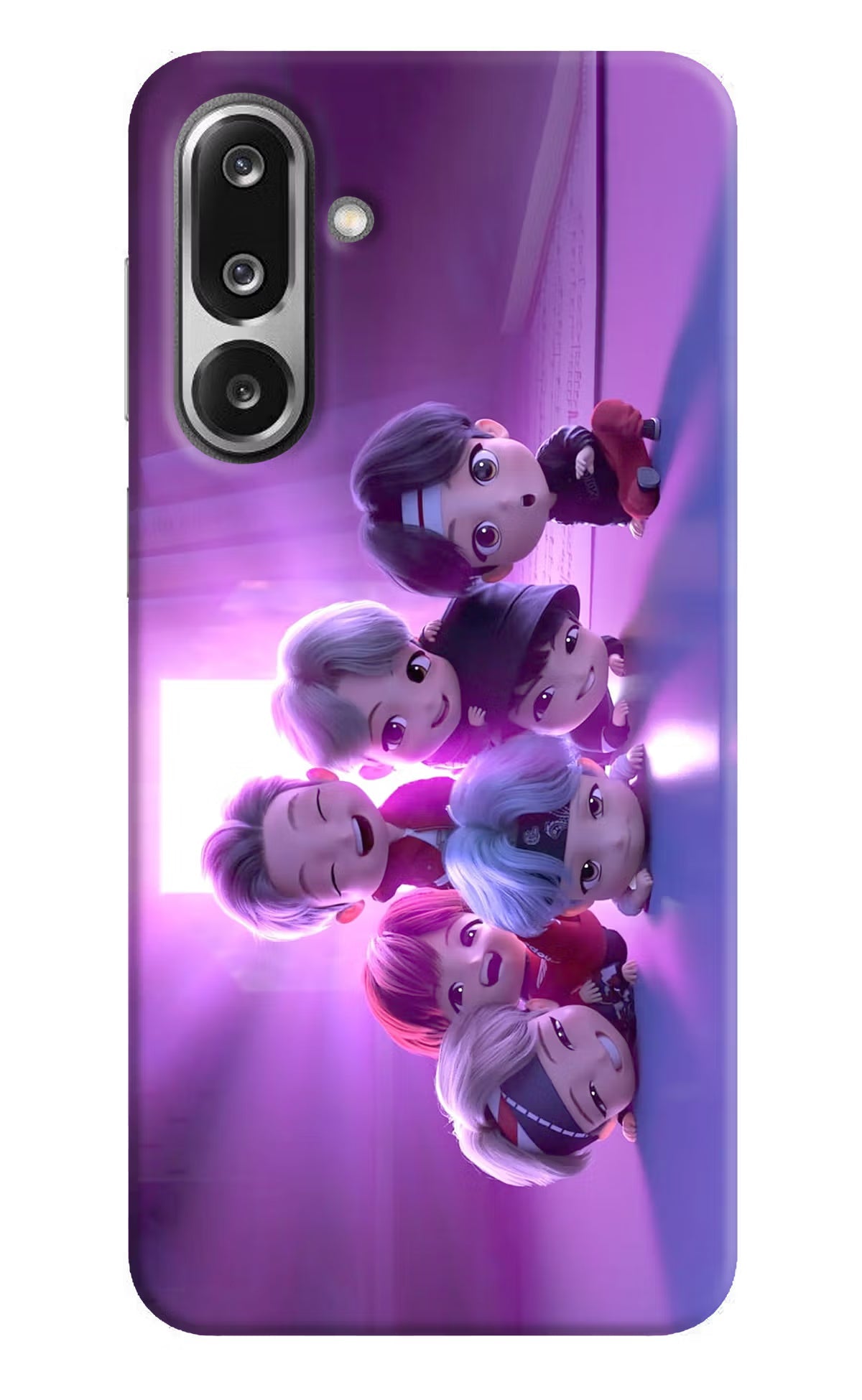 BTS Chibi Samsung F36 5G Back Cover