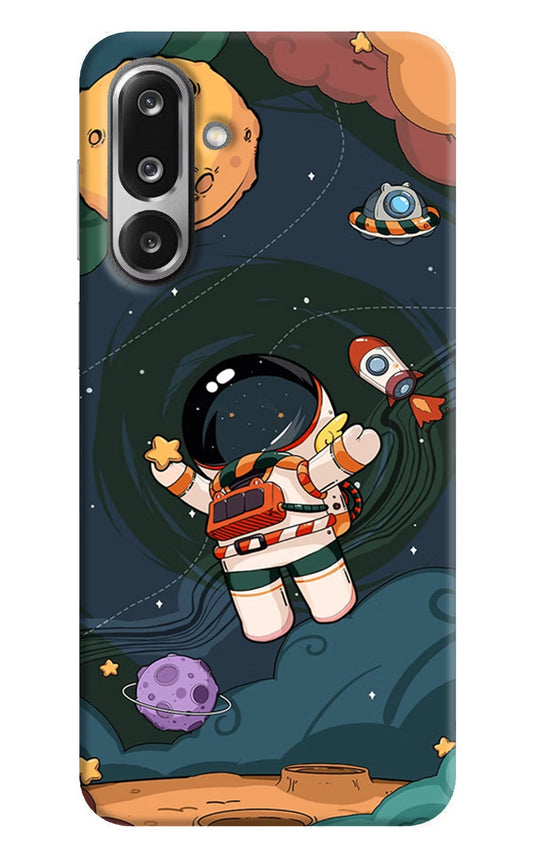 Cartoon Astronaut Samsung F36 5G Back Cover
