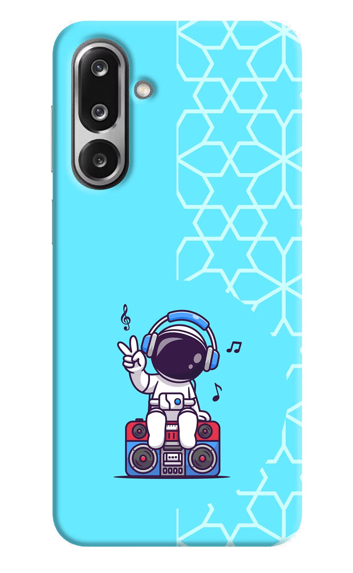 Cute Astronaut Chilling Samsung F36 5G Back Cover