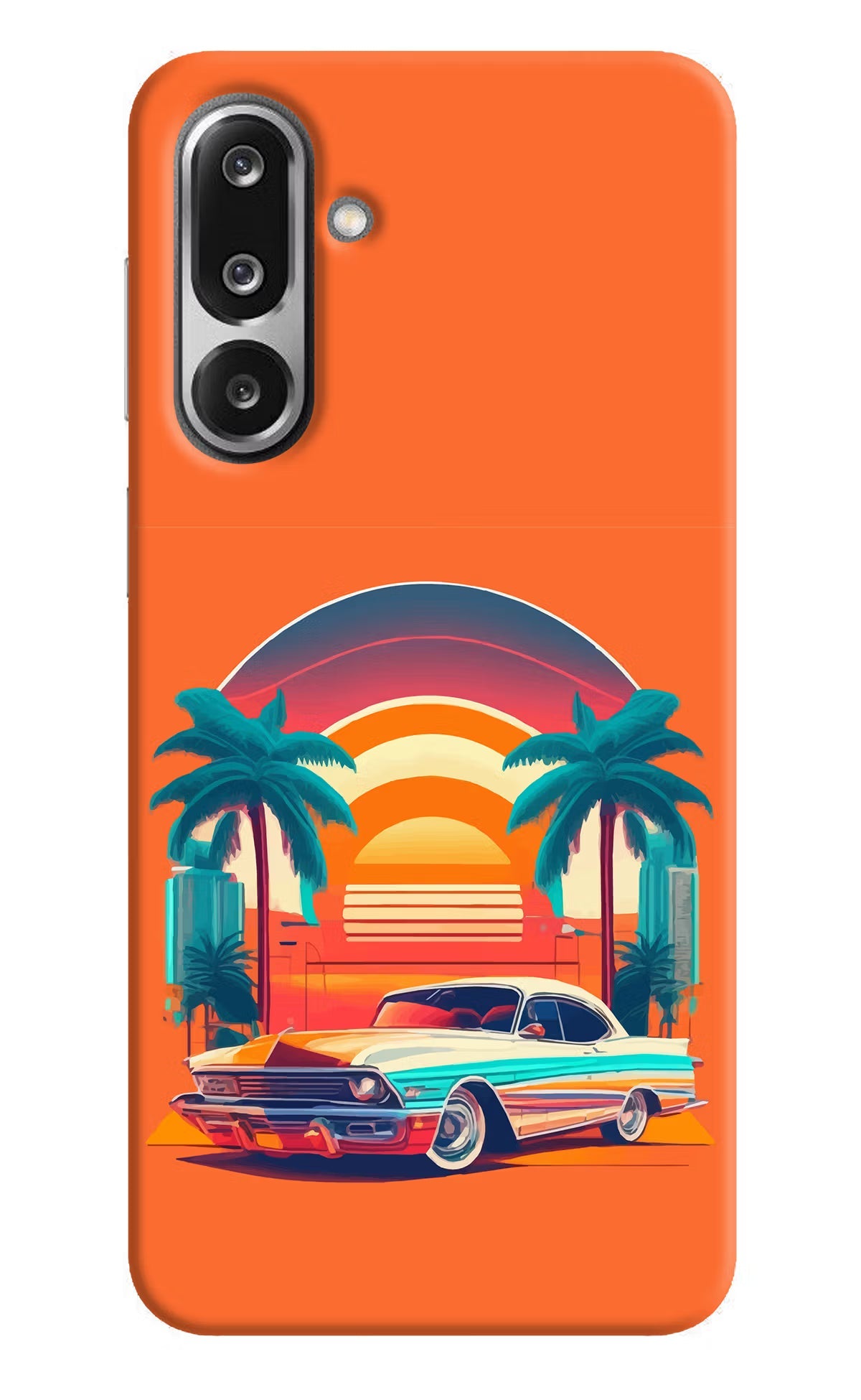 Palm Drive 80s Samsung F36 5G Back Cover