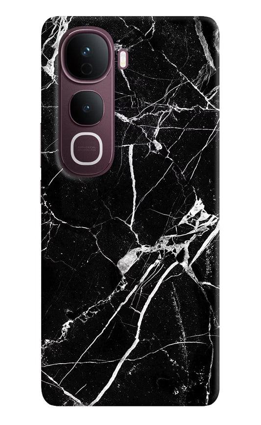 Black Marble Pattern Vivo Y400 Pro 5G Back Cover