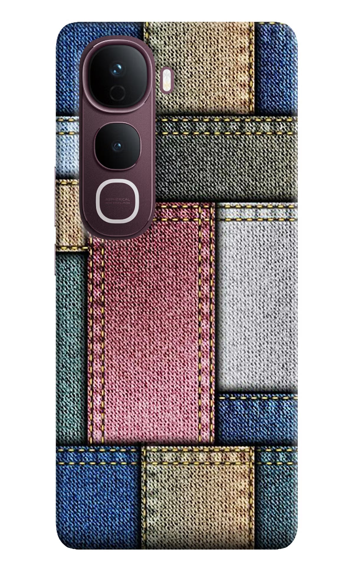 Multicolor Jeans Vivo Y400 Pro 5G Back Cover