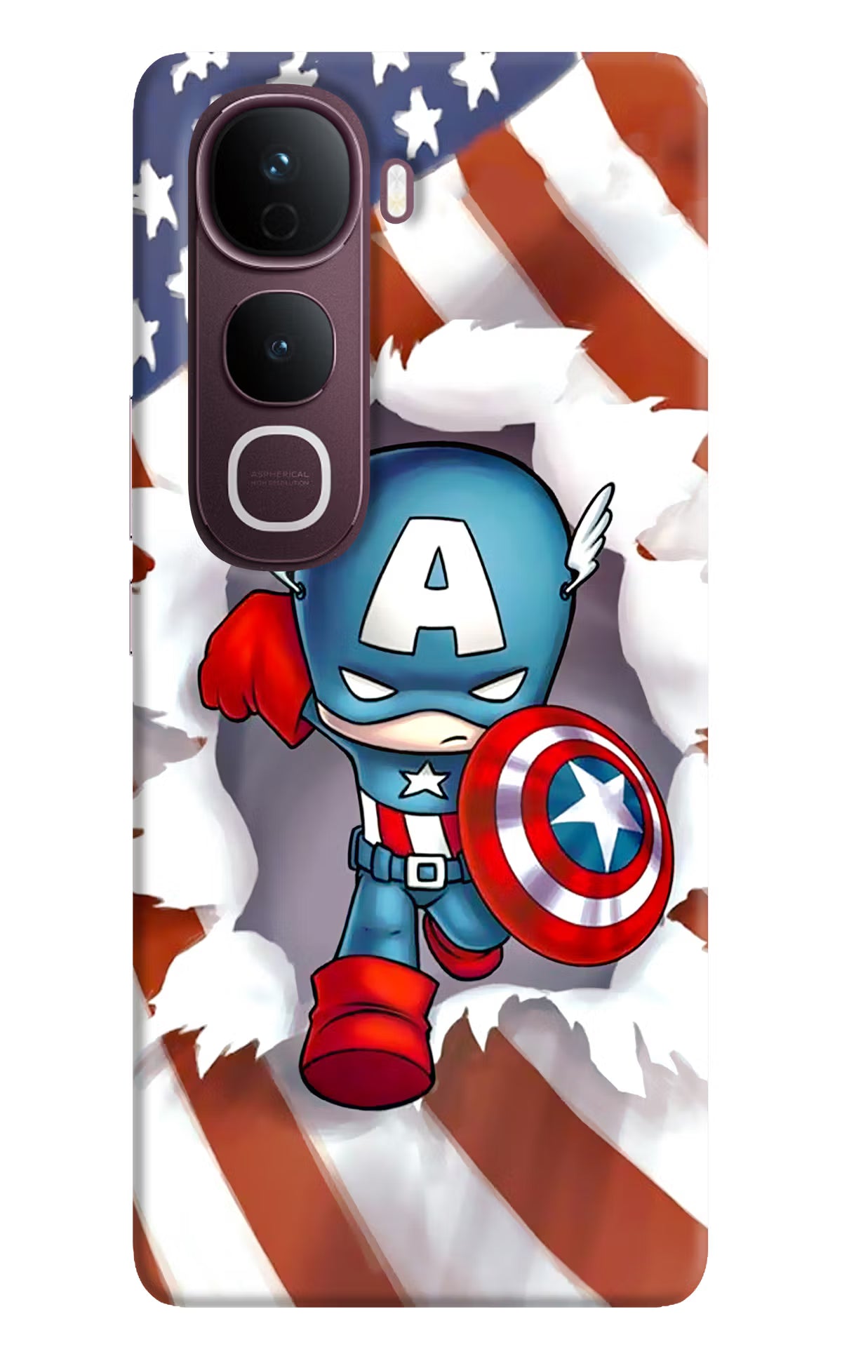 Captain America Vivo Y400 Pro 5G Back Cover