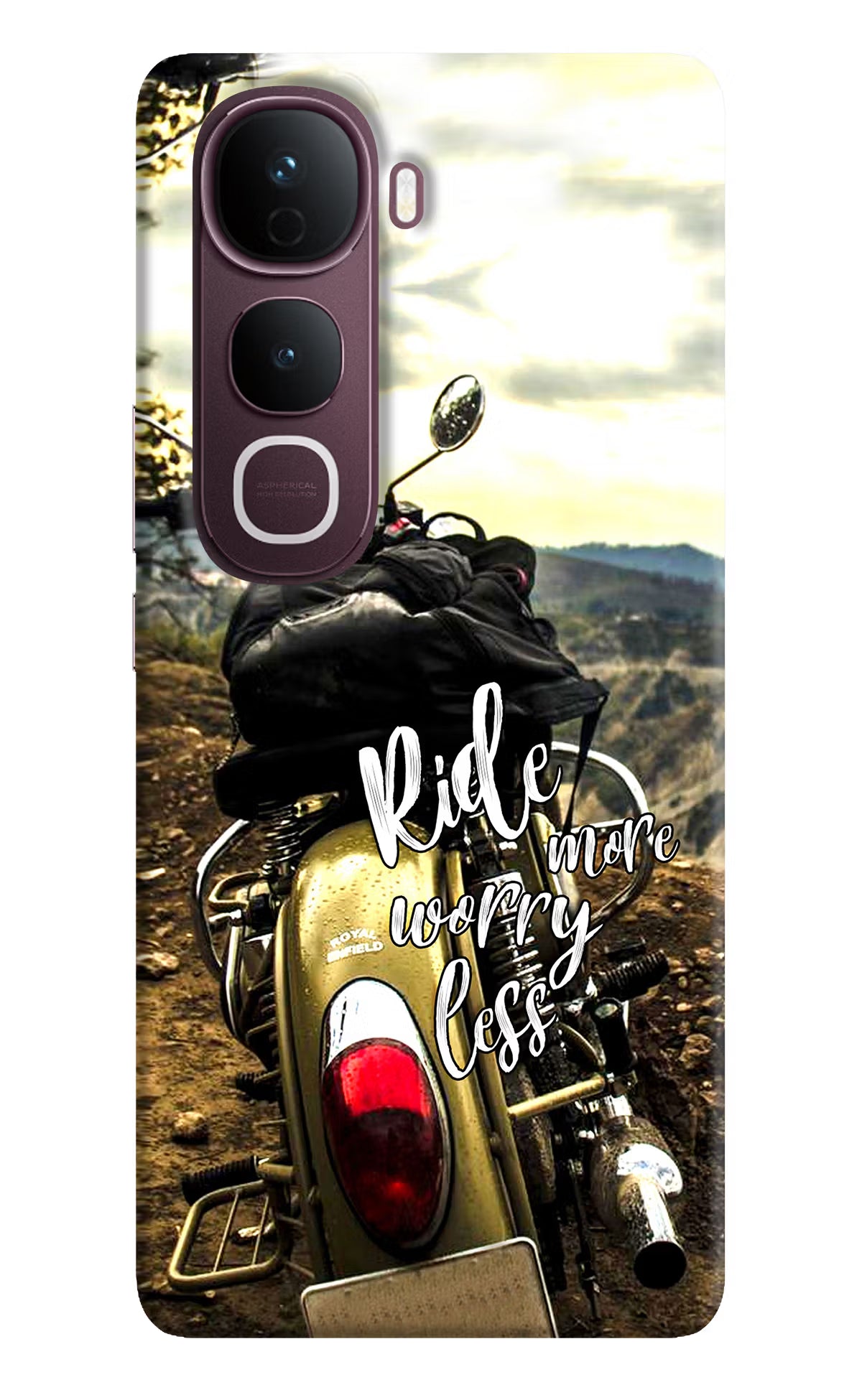 Ride More Worry Less Vivo Y400 Pro 5G Back Cover