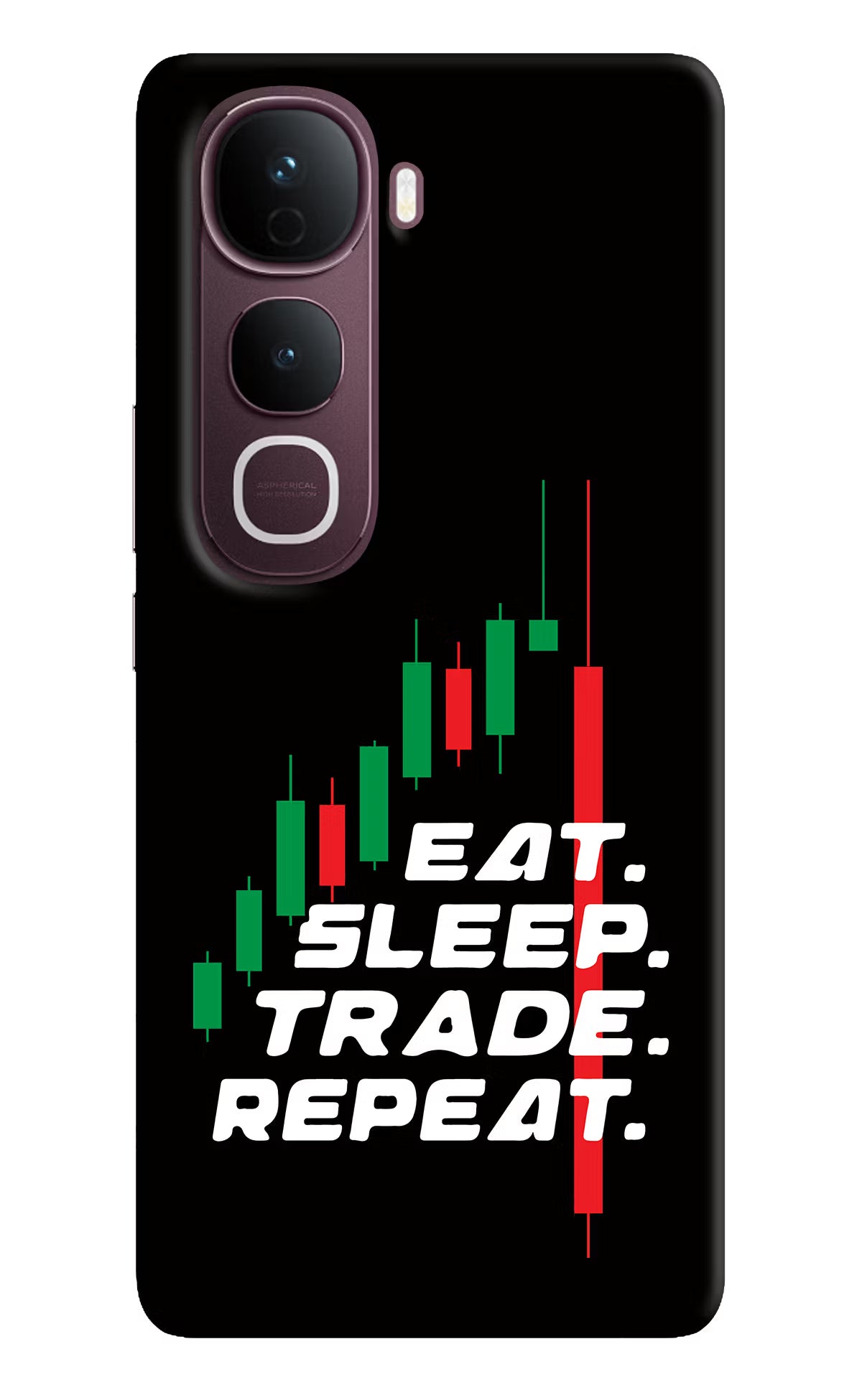 Eat Sleep Trade Repeat Vivo Y400 Pro 5G Back Cover