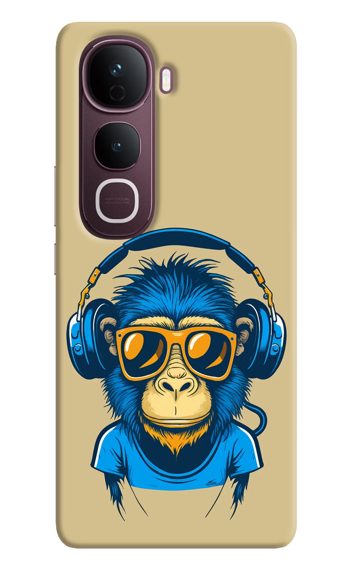 Monkey Headphone Vivo Y400 Pro 5G Back Cover