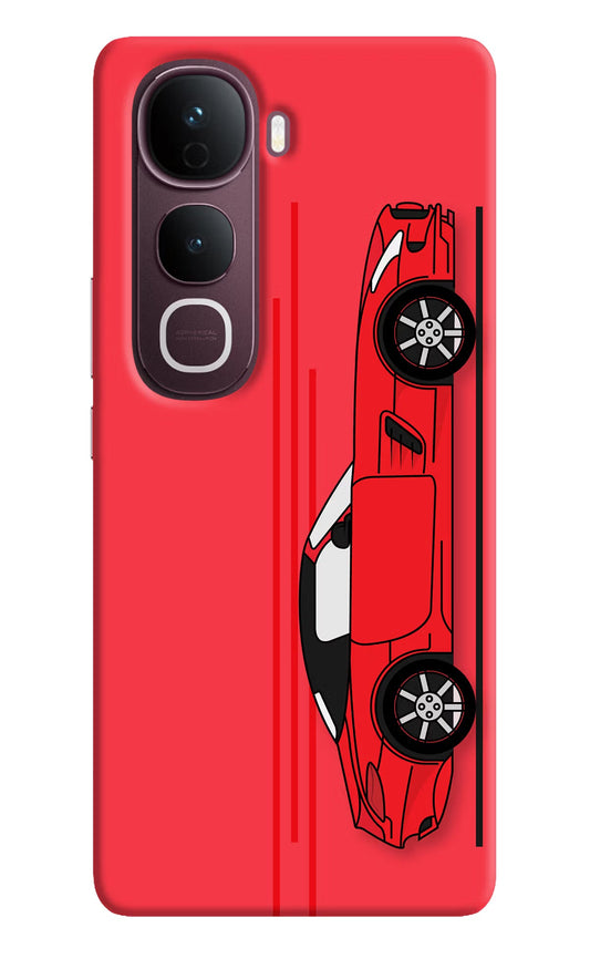 Red Velocity Vivo Y400 Pro 5G Back Cover
