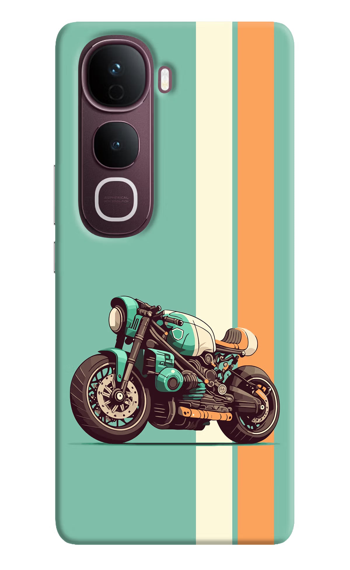 Striped Moto Drift Vivo Y400 Pro 5G Back Cover