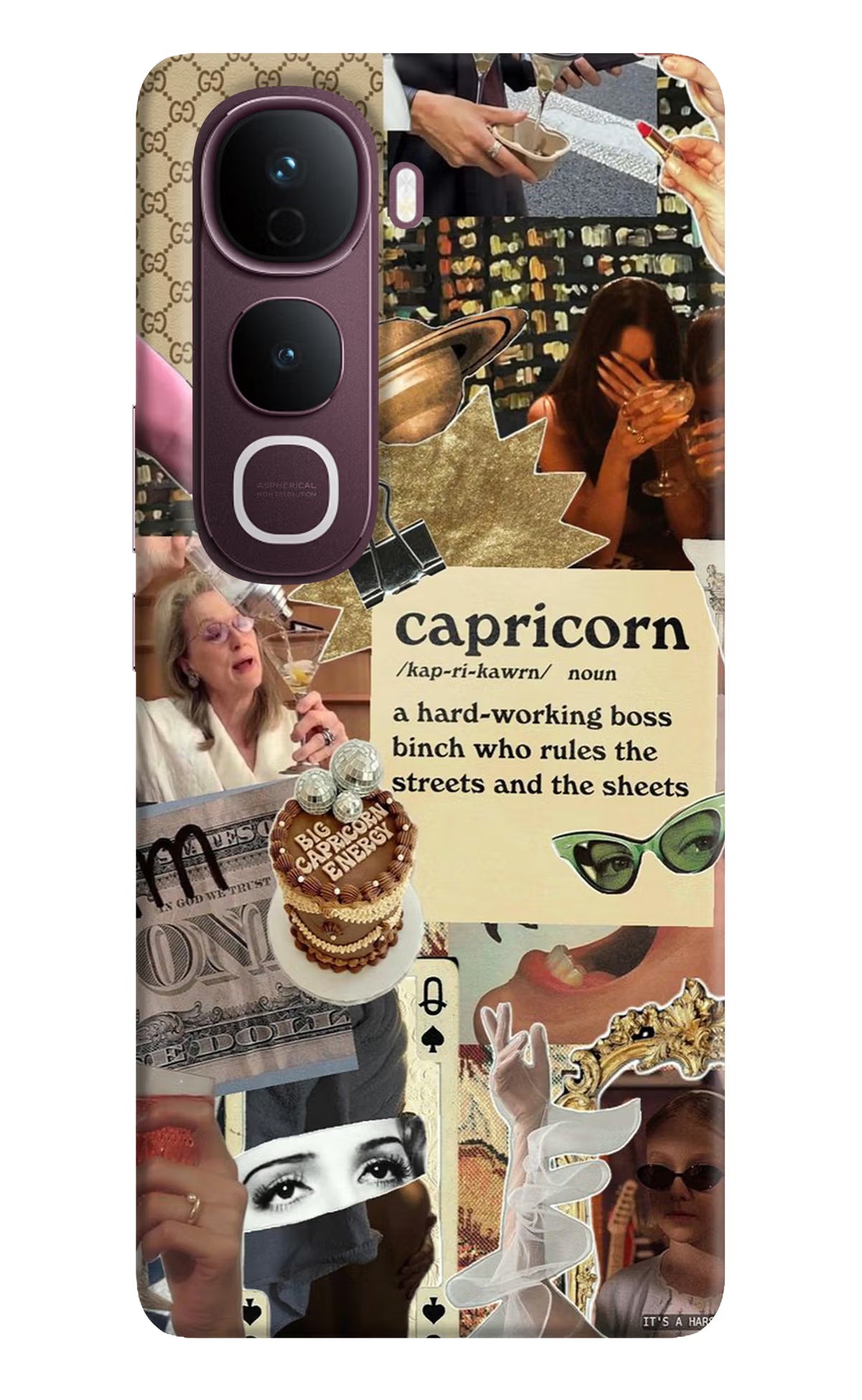 Capricorn Zodiac Vivo Y400 Pro 5G Back Cover