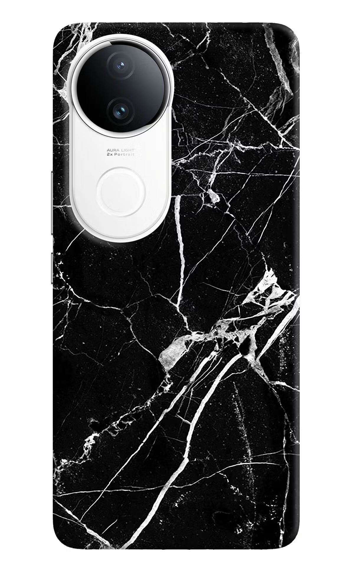 Black Marble Pattern iQOO Z10R 5G Back Cover