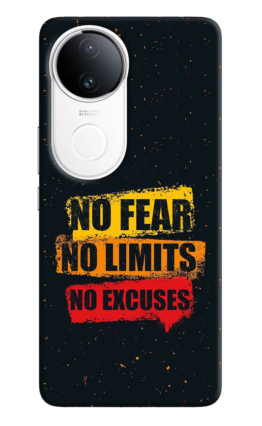 No Fear No Limits No Excuse iQOO Z10R 5G Back Cover