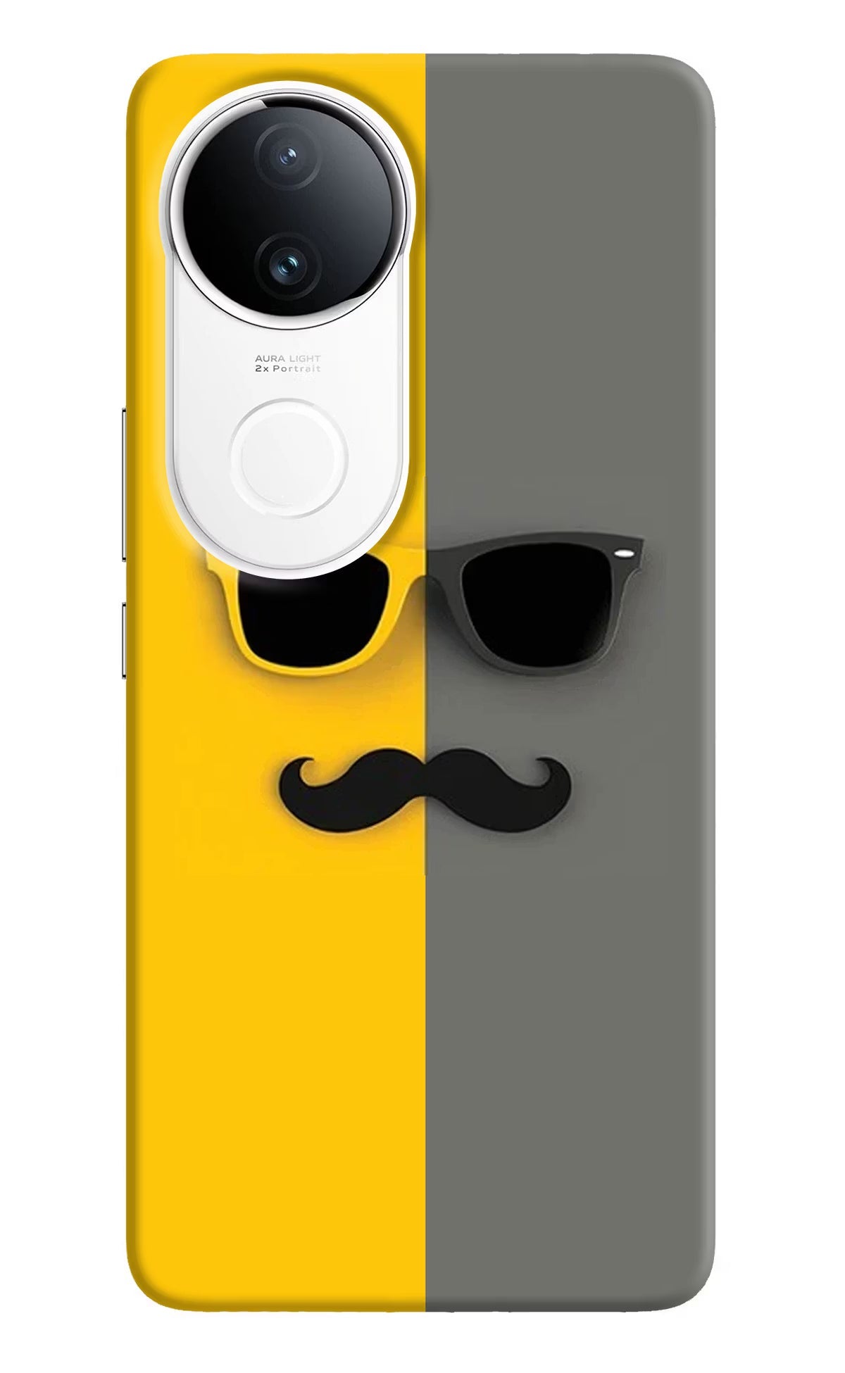Sunglasses with Mustache iQOO Z10R 5G Back Cover