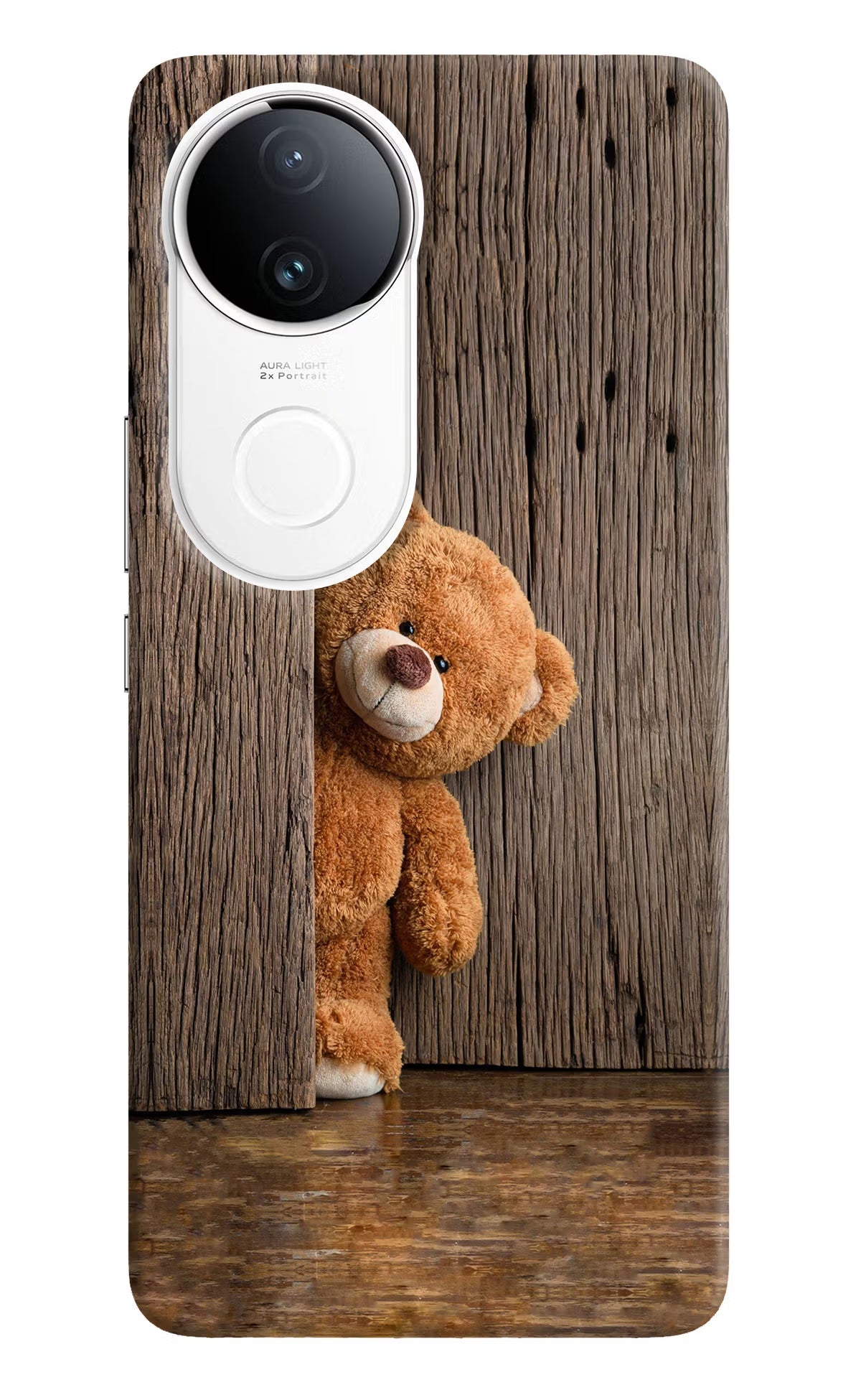 Teddy Wooden iQOO Z10R 5G Back Cover