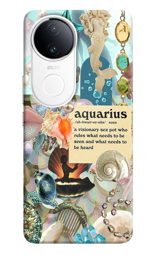 Aquarius Zodiac iQOO Z10R 5G Back Cover