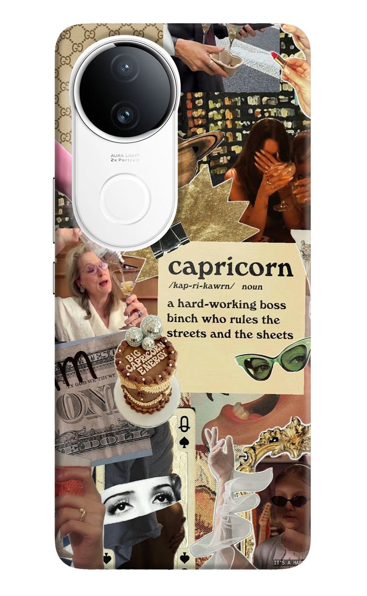 Capricorn Zodiac iQOO Z10R 5G Back Cover