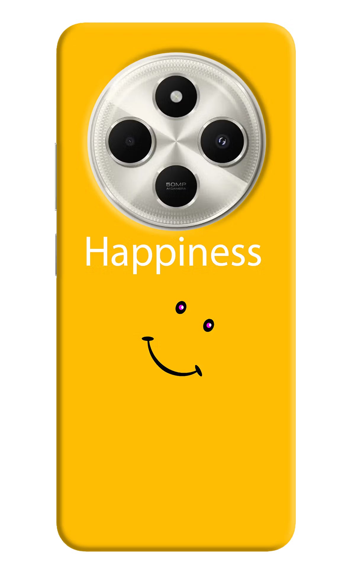 Happiness With Smiley Poco C75 5G Back Cover