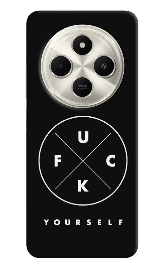 Go Fuck Yourself Poco C75 5G Back Cover