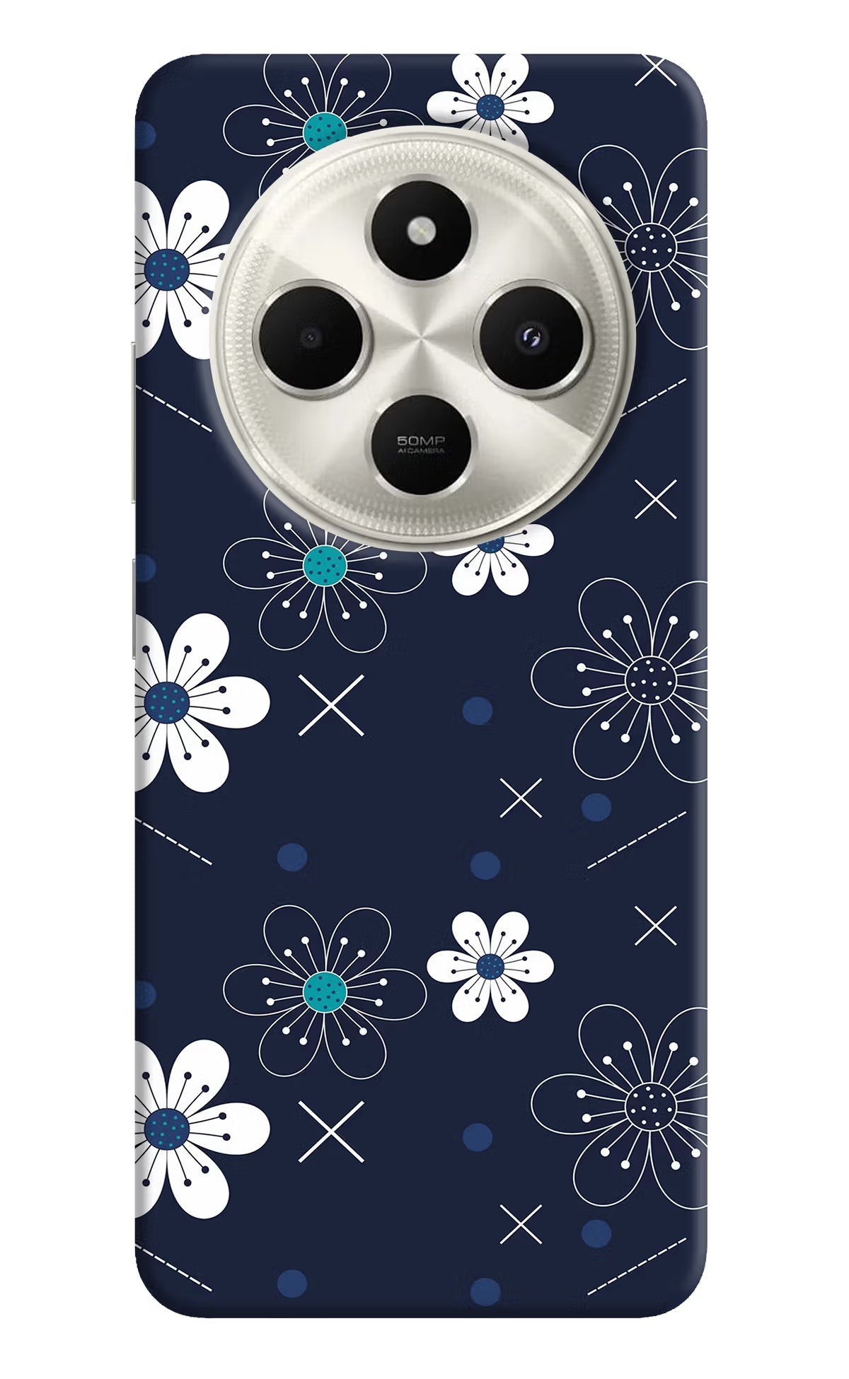 Flowers Poco C75 5G Back Cover