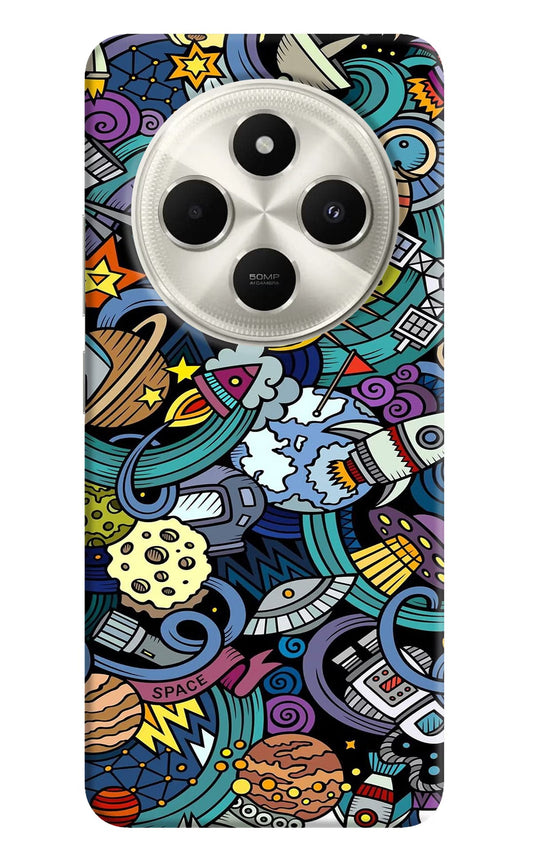 Space Abstract Poco C75 5G Back Cover