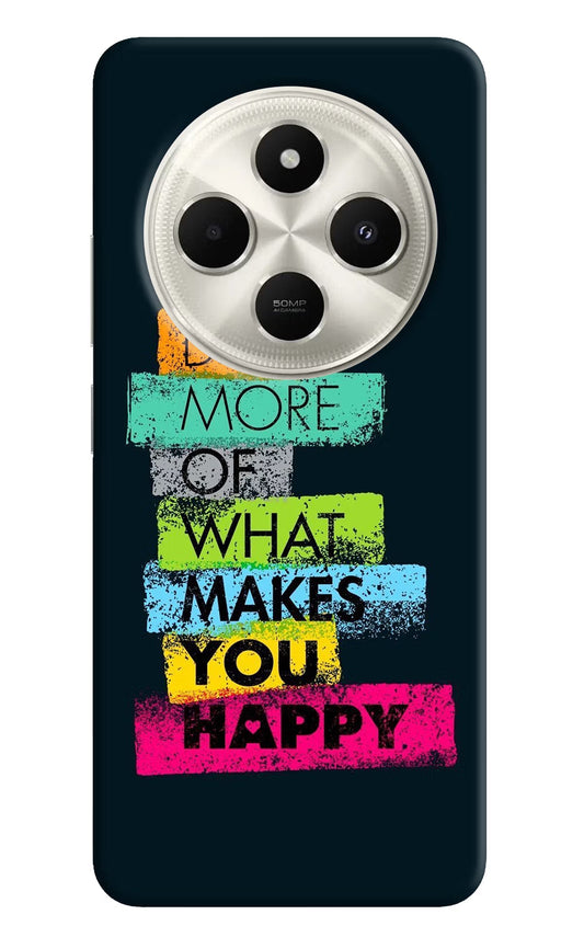 Do More Of What Makes You Happy Poco C75 5G Back Cover