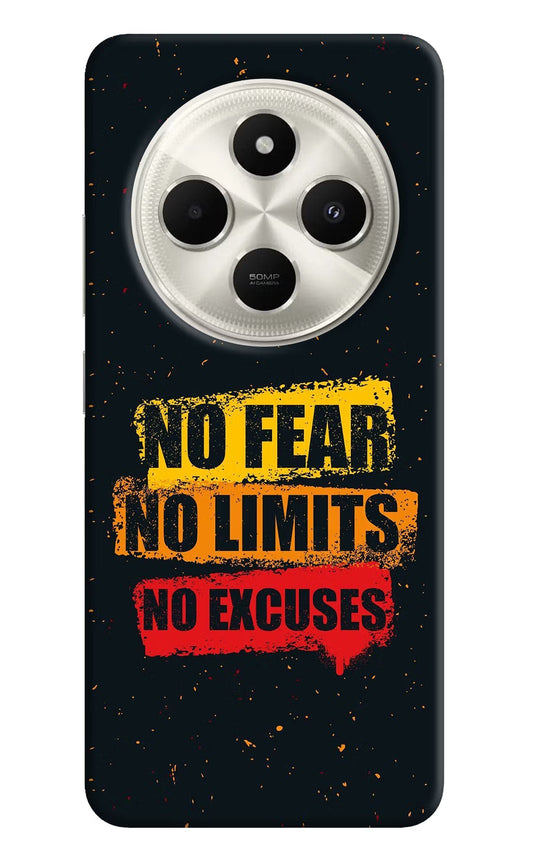 No Fear No Limits No Excuse Poco C75 5G Back Cover