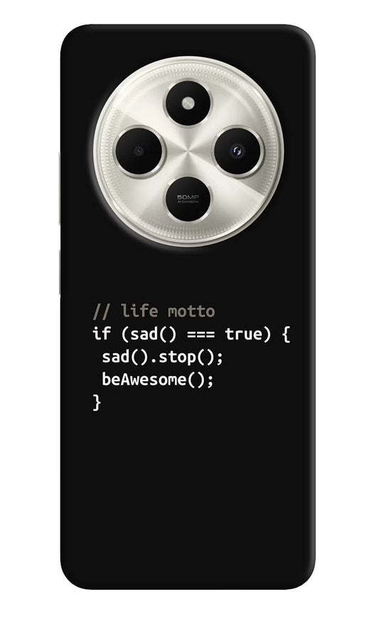 Life Motto Code Poco C75 5G Back Cover