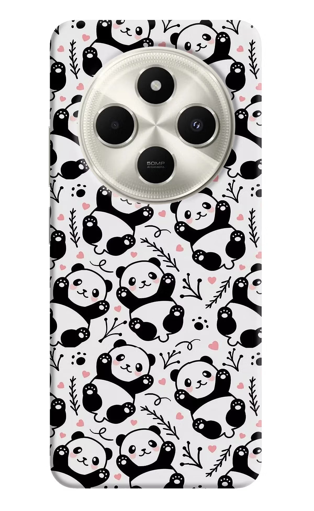 Cute Panda Poco C75 5G Back Cover