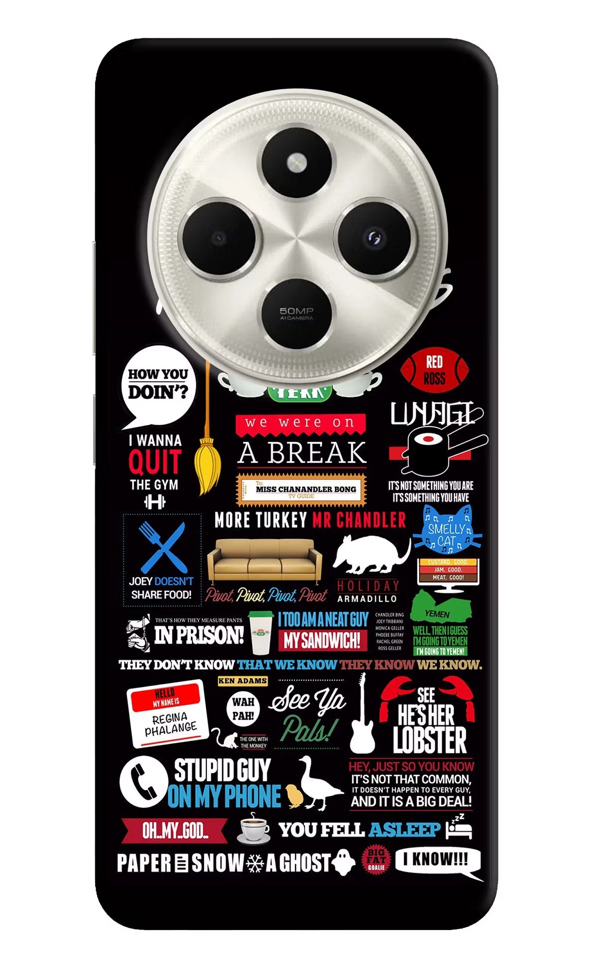 FRIENDS Poco C75 5G Back Cover