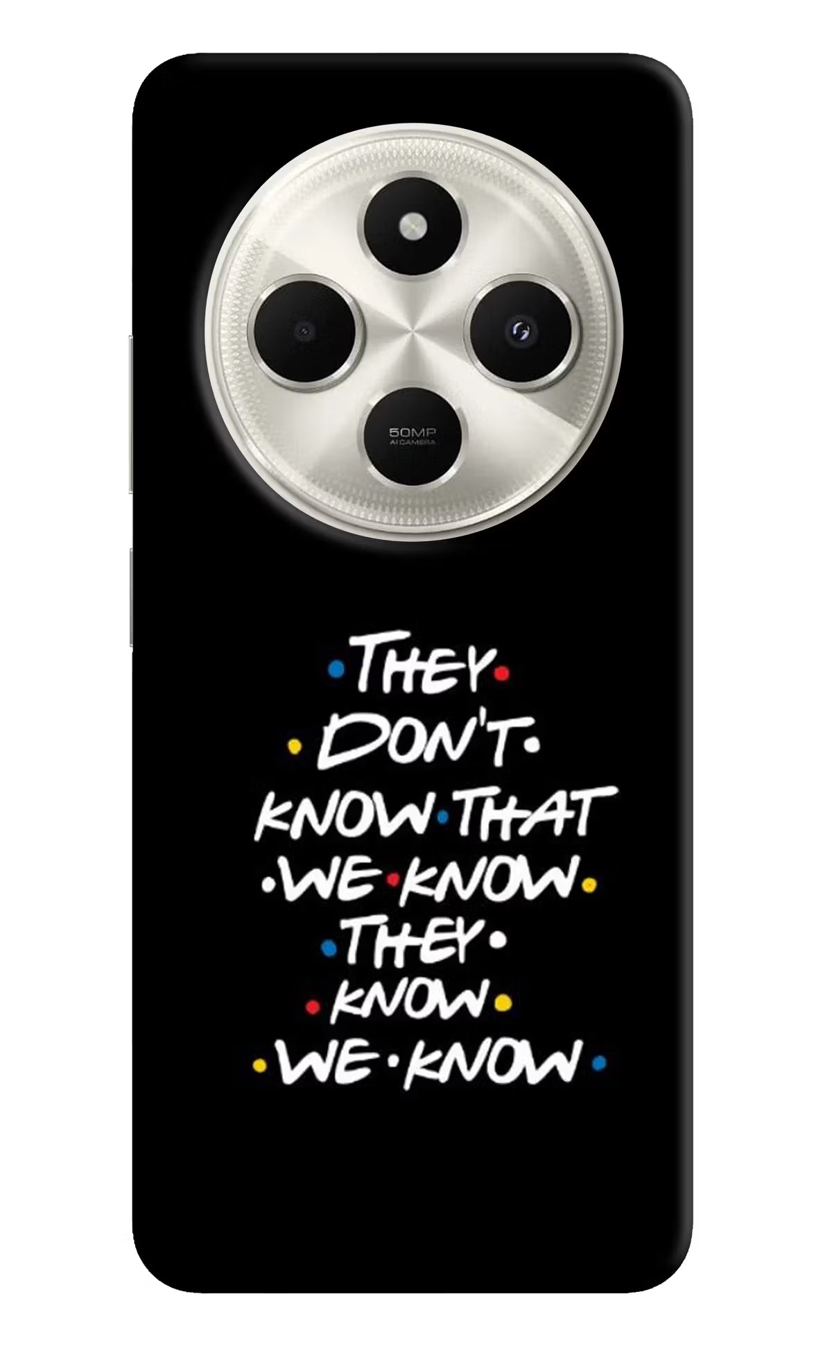 FRIENDS Dialogue Poco C75 5G Back Cover