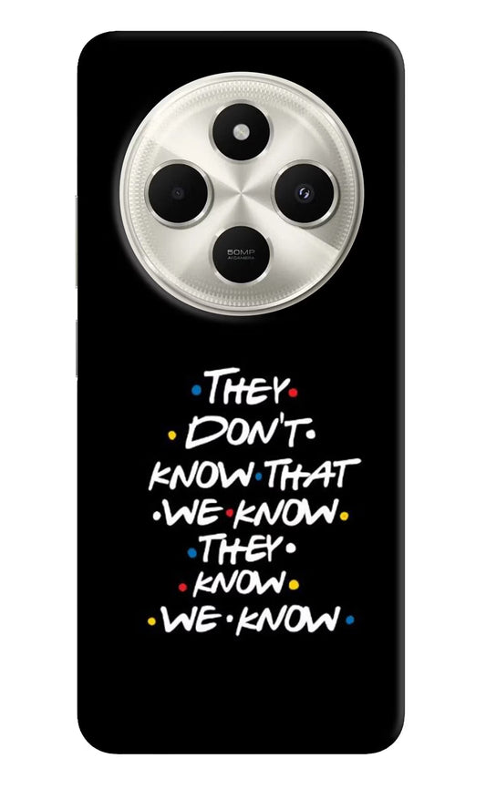 FRIENDS Dialogue Poco C75 5G Back Cover