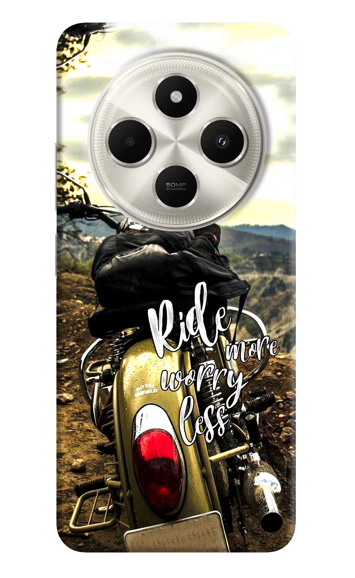 Ride More Worry Less Poco C75 5G Back Cover