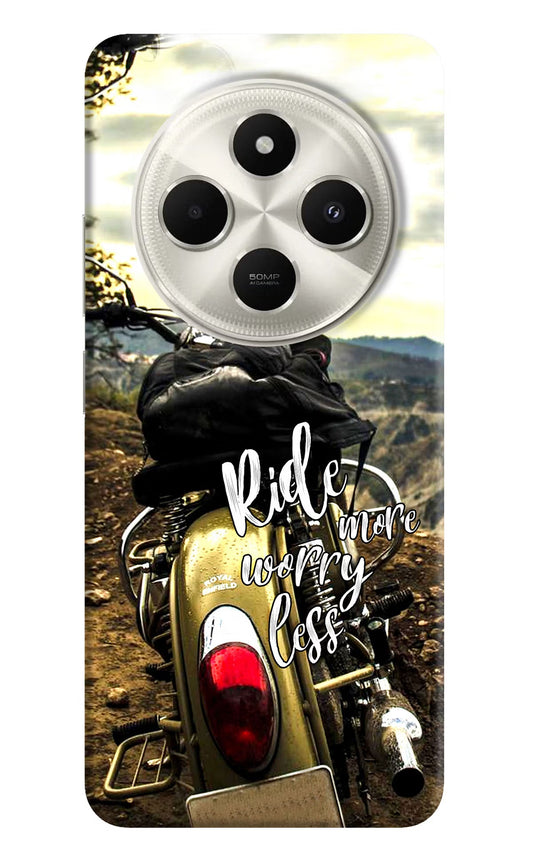Ride More Worry Less Poco C75 5G Back Cover
