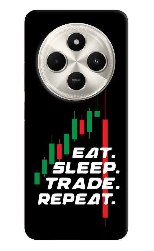 Eat Sleep Trade Repeat Poco C75 5G Back Cover
