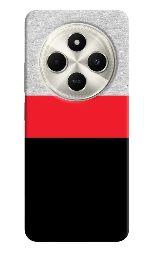Tri Color Pattern Poco C75 5G Back Cover