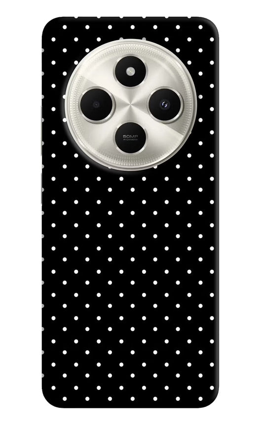 White Dots Poco C75 5G Back Cover