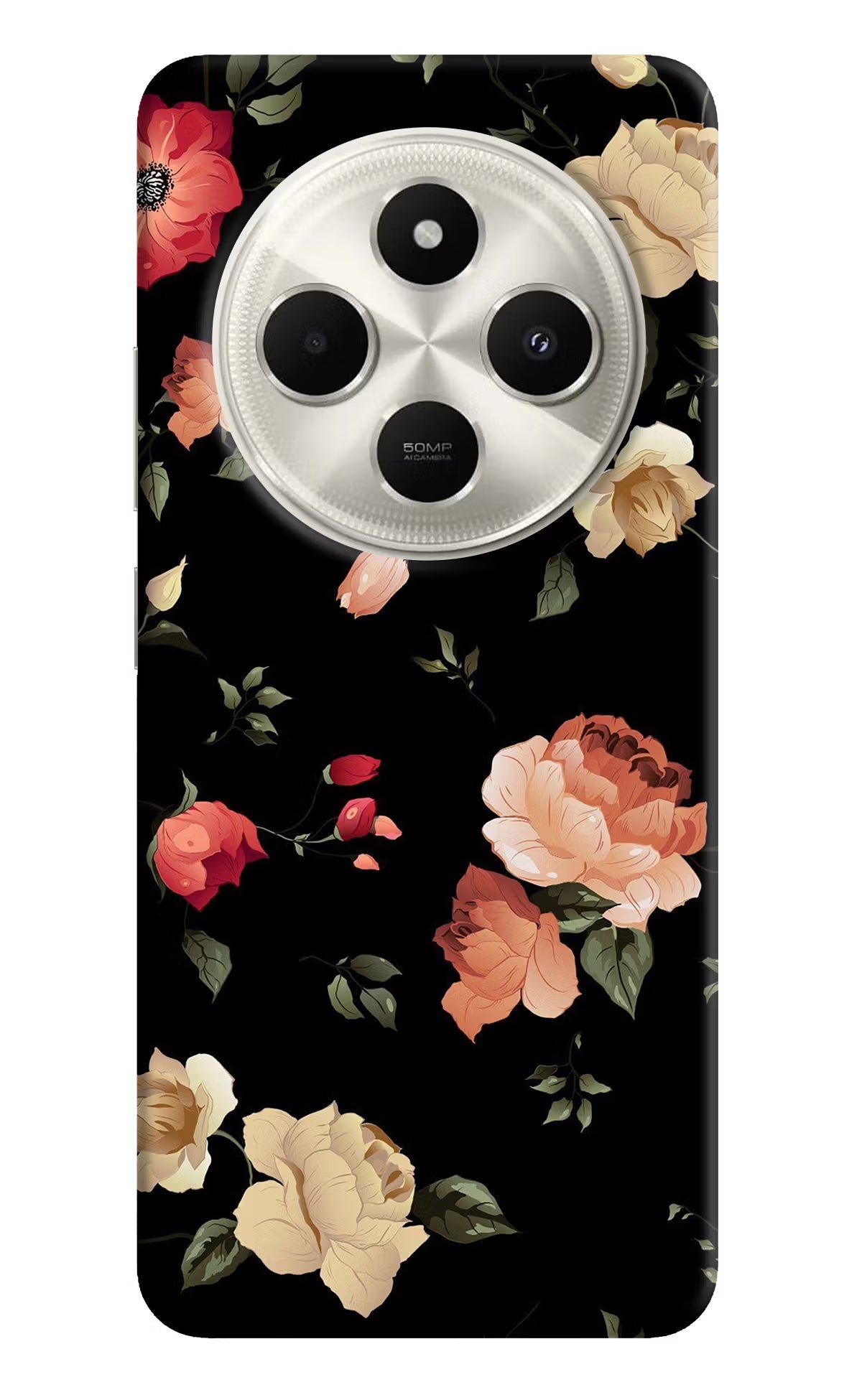 Flowers Poco C75 5G Back Cover