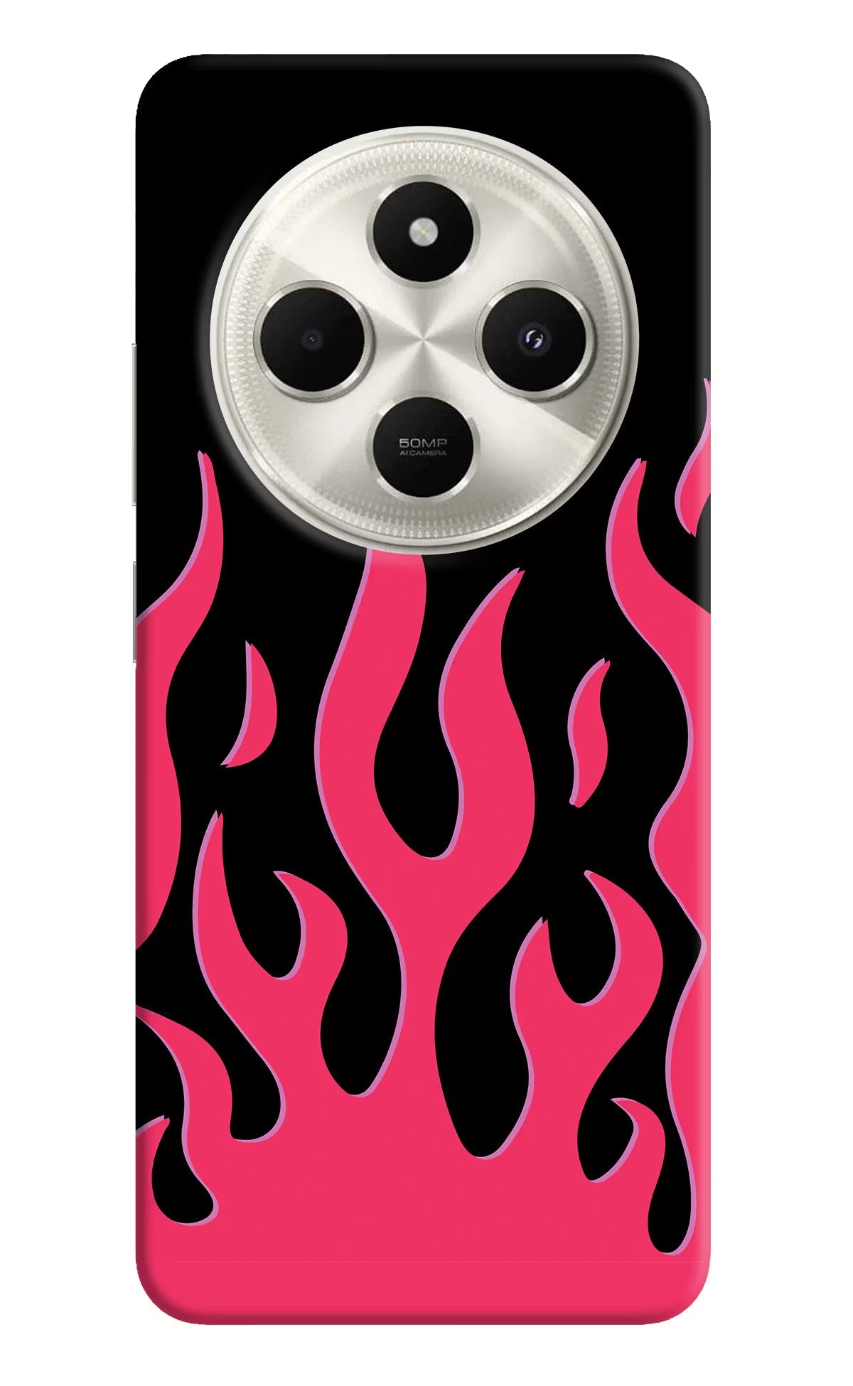 Fire Flames Poco C75 5G Back Cover