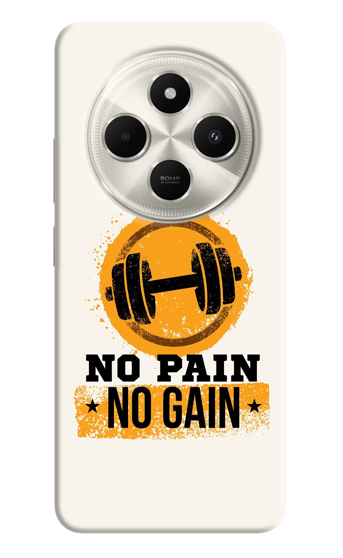 No Pain No Gain Poco C75 5G Back Cover