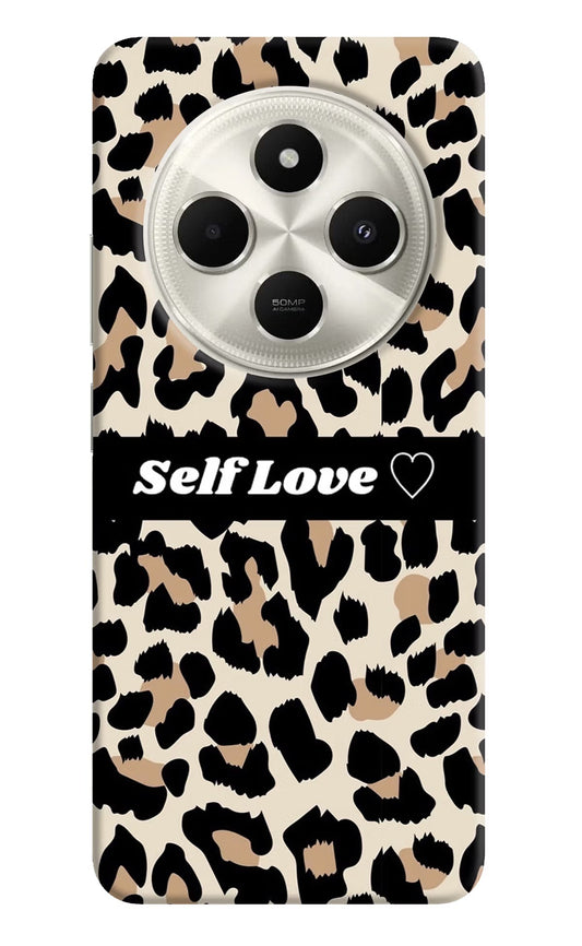 Leopard Print Self Love Poco C75 5G Back Cover