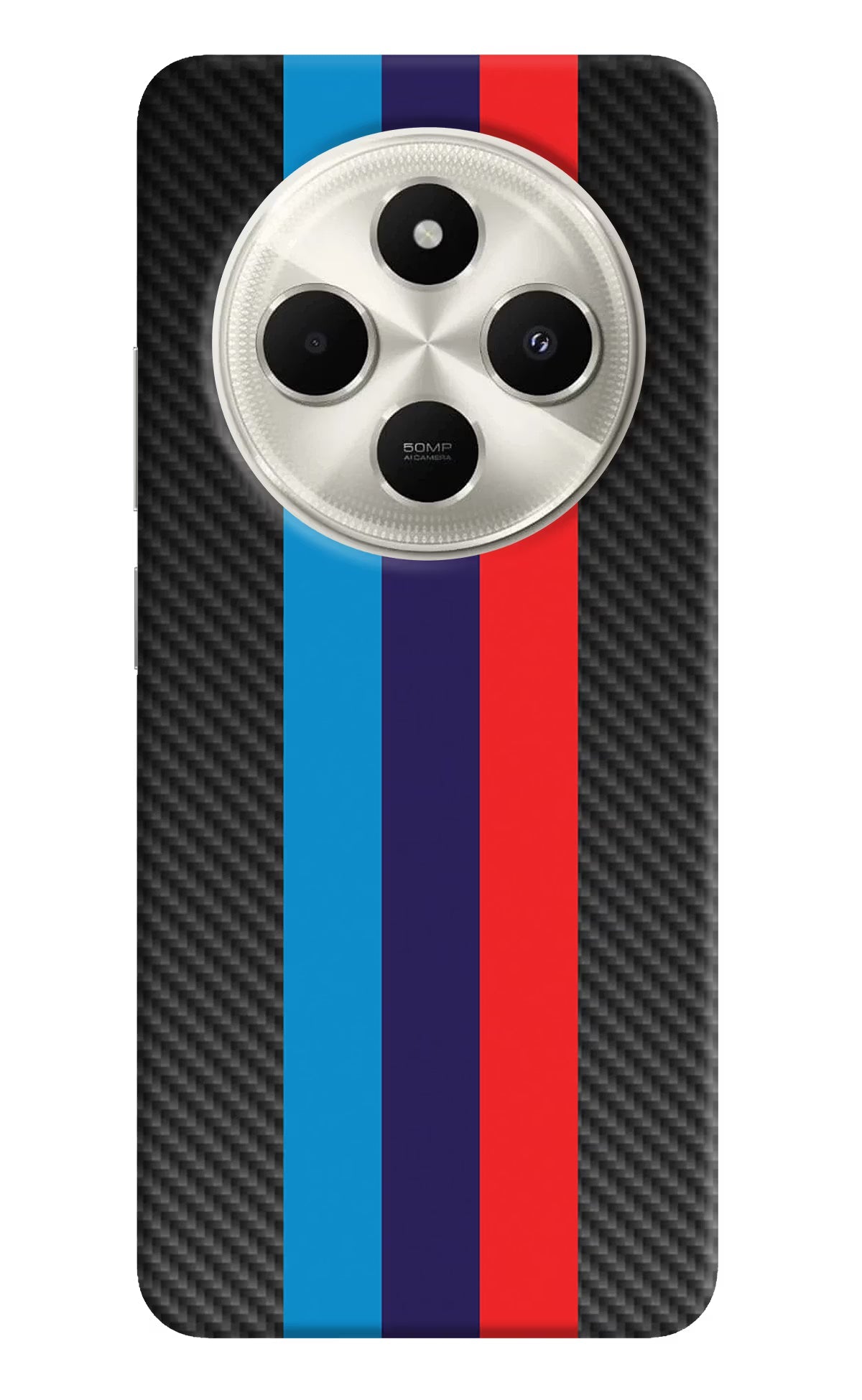 BMW Stripes Pattern Poco C75 5G Back Cover